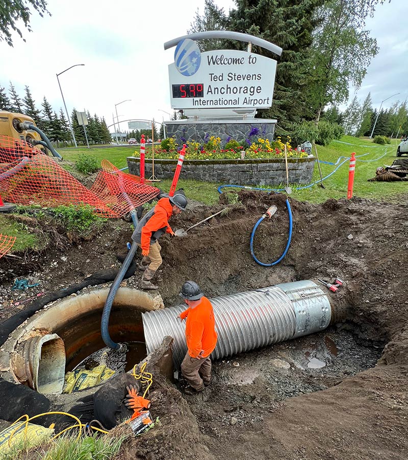 Frawner Corp, Anchorage, Alaska, General Construction, Civil Construction, Industrial Construction, Trenchless Technologies
